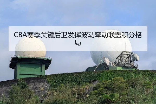 CBA赛季关键后卫发挥波动牵动联盟积分格局